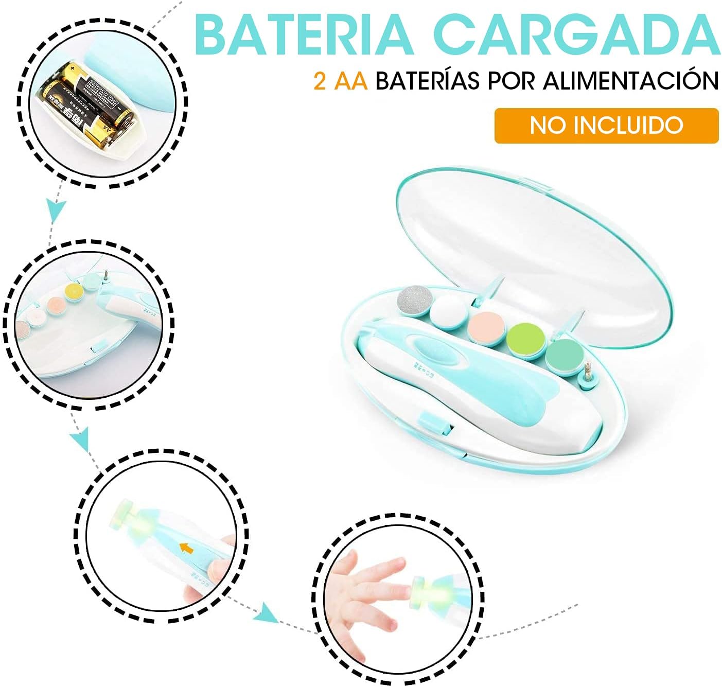 Lima Pulidor Uñas Bebe