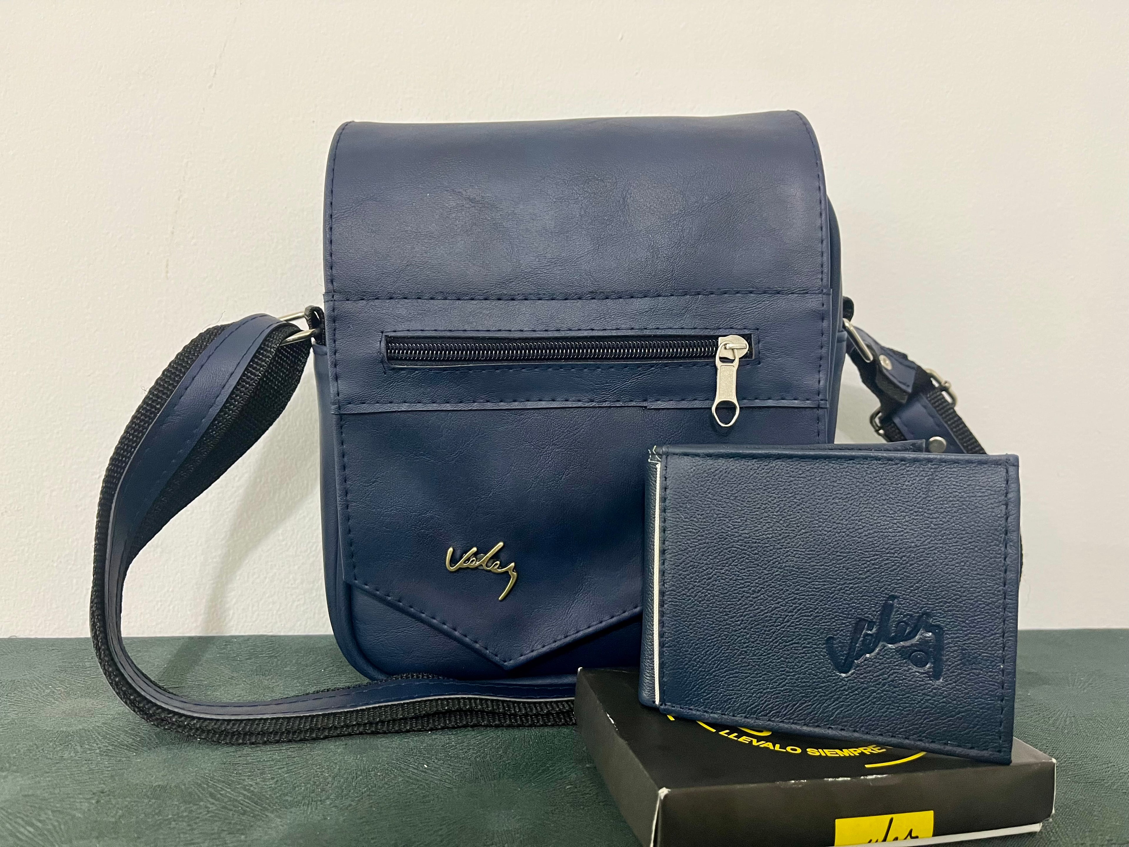 Duo Velez Bolso Carriel 25 Cm Billetera