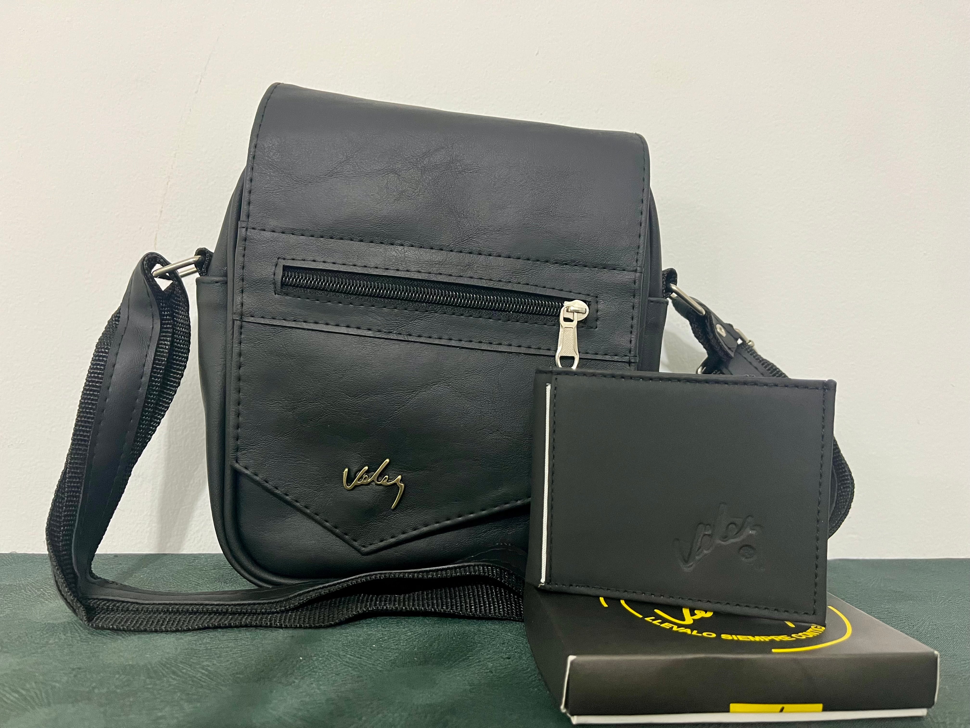 Duo Velez Bolso Carriel 25 Cm Billetera