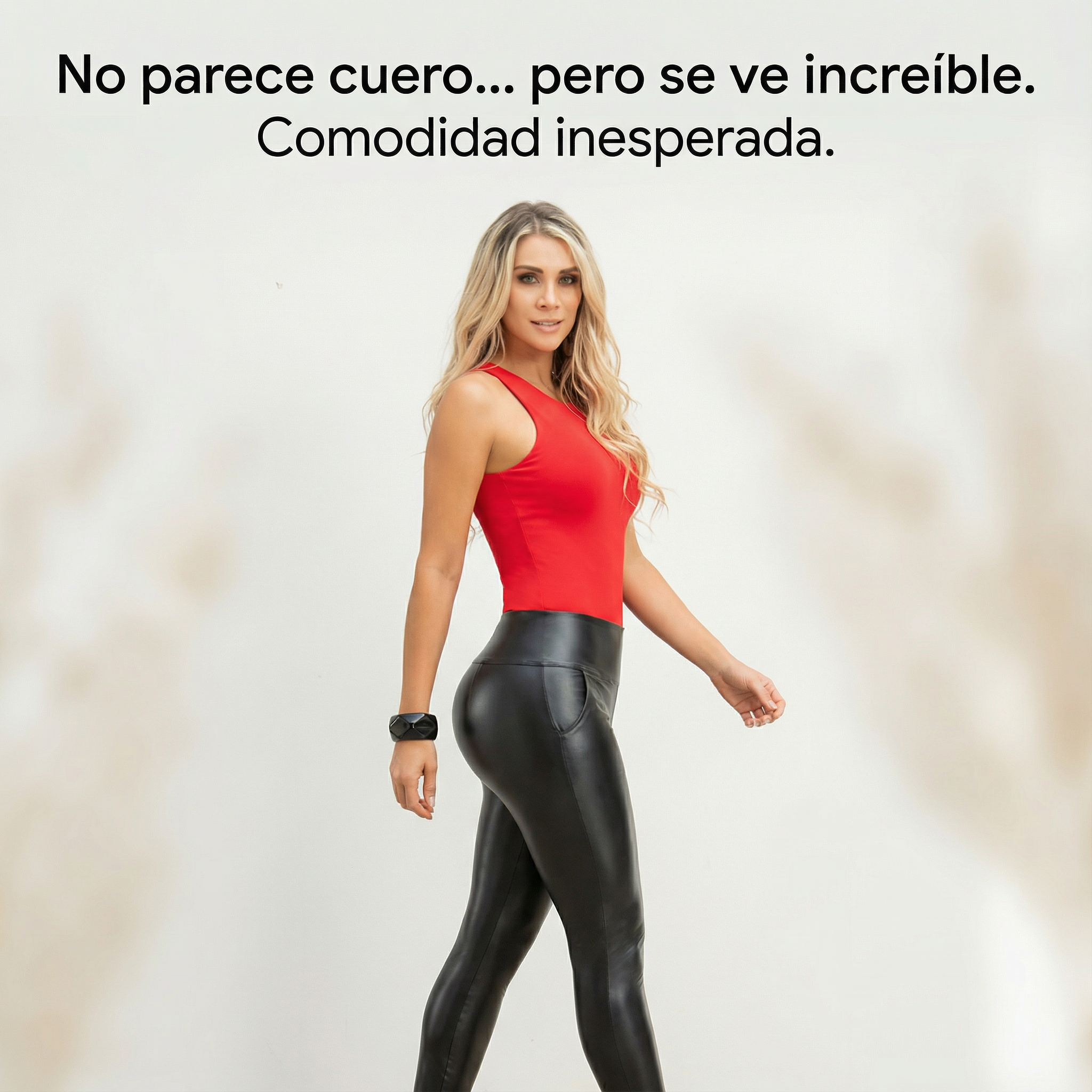 LEGGINS EFECTO CUERO