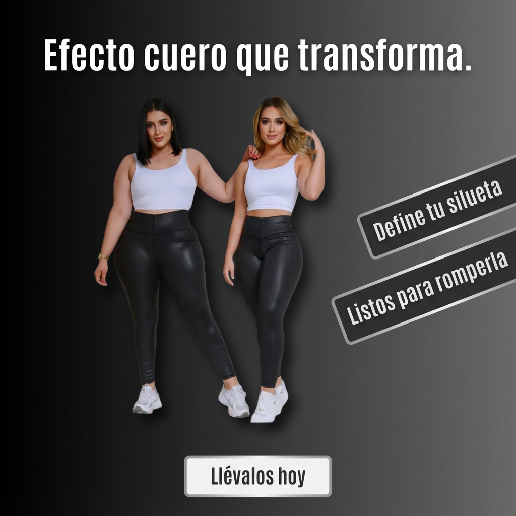 LEGGINS EFECTO CUERO