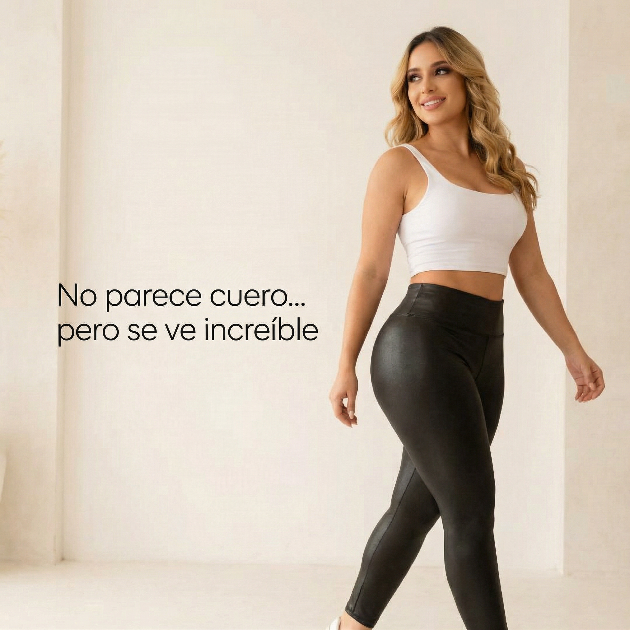LEGGINS EFECTO CUERO
